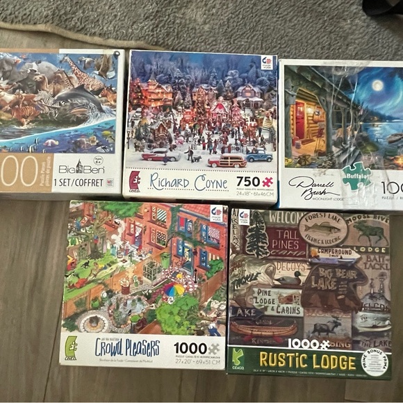 11ct 1000-Piece jigsaw Puzzles - Multicolor - Picture 3 of 3